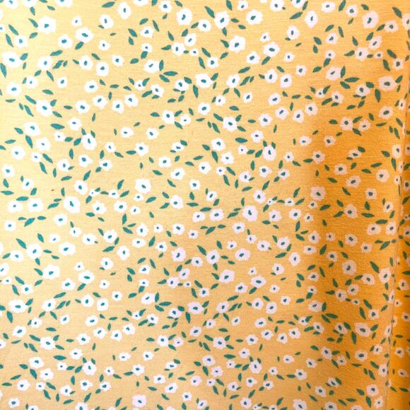 B Collection By Bobeau Yellow Floral Sleeveless Maxi Dress M - Picture 5 of 9